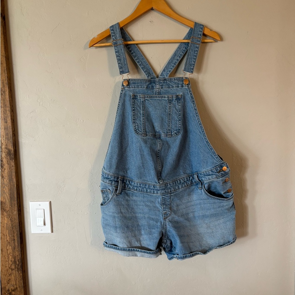 Isabel Maternity by Ingrid & Isabel Blue Denim Overalls